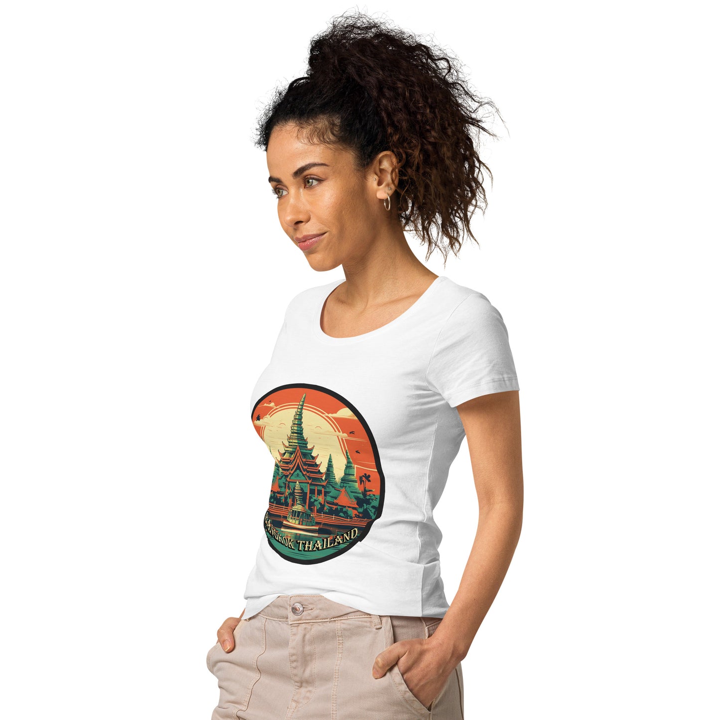 Bangkok Thailand Souvenir Women’s basic organic t-shirt