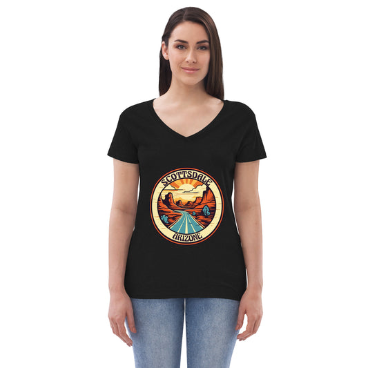 Scottsdale Arizona Souvenir Women’s recycled v-neck t-shirt